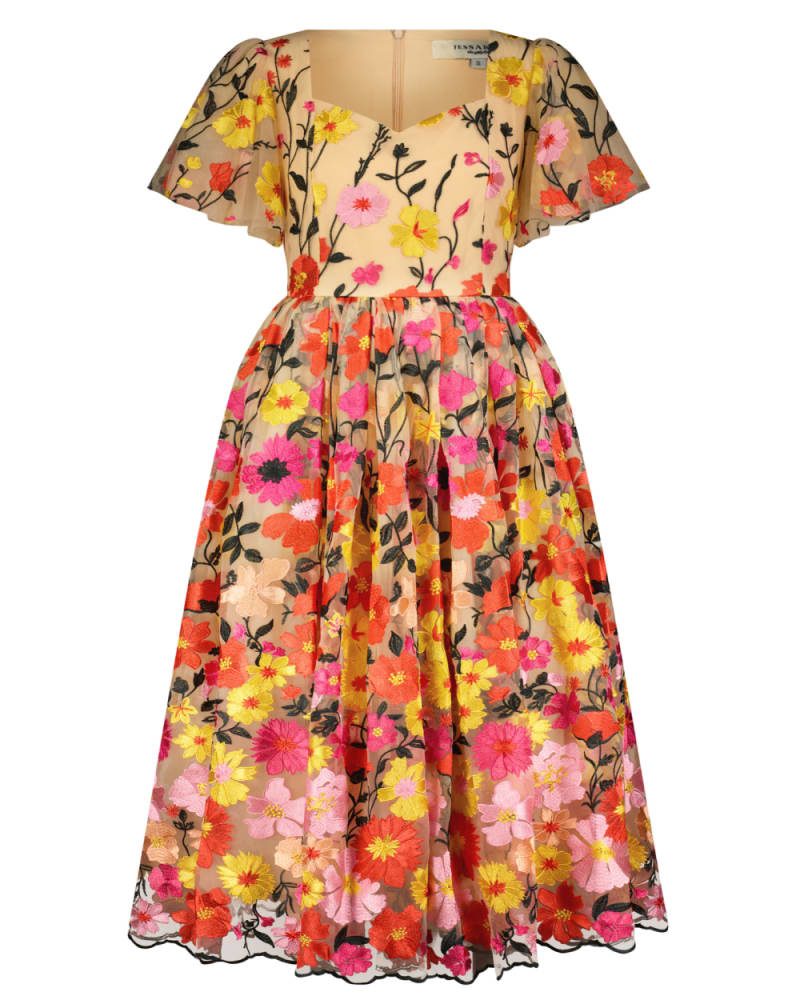 Front of a size 5X English Garden Dress in Pink Multi by JessaKae. | dia_product_style_image_id:352221